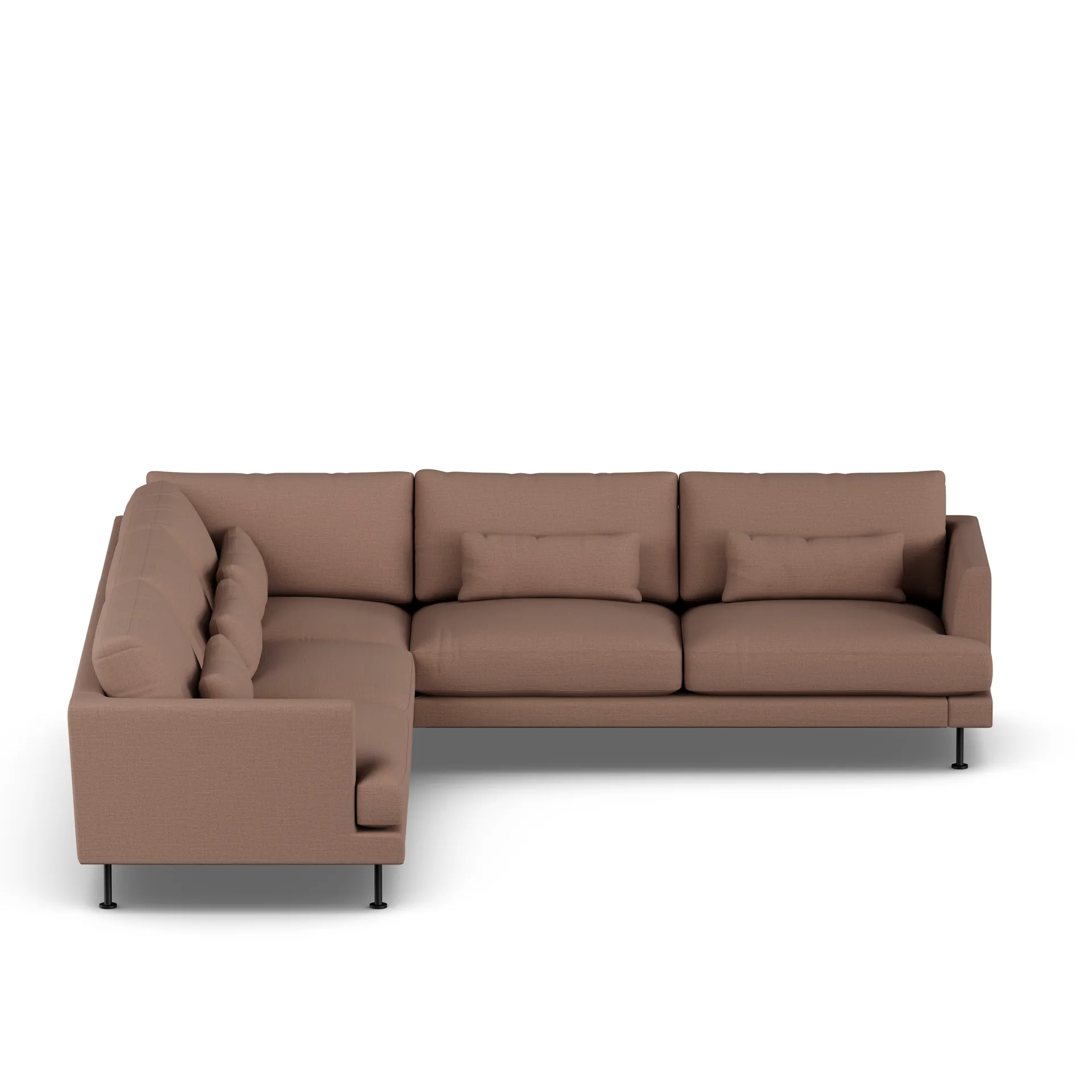 Bredhult sofa, Same Rust 6675-black steel, corner sofa F 1898
