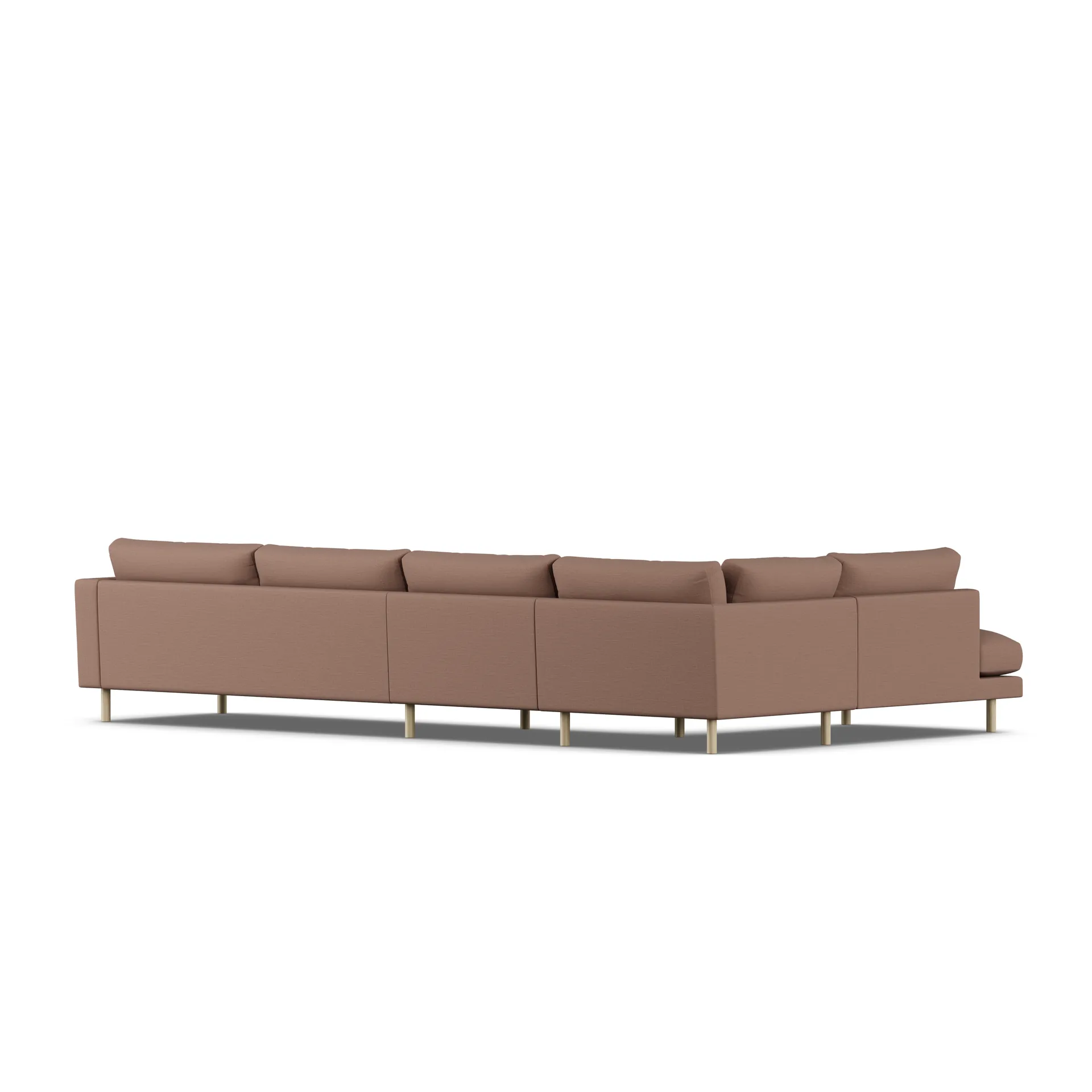Bredhult sofa, Same Rust 6675-white-oiled oak, 4-seater B2 1898