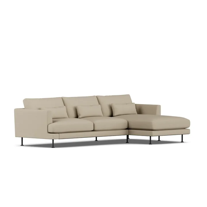 Bredhult sofa - Same Sand 6672-black steel, 2,5-seater C1 - 1898