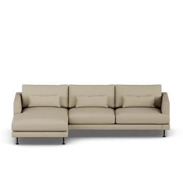 Bredhult sofa - Same Sand 6672-black steel, 2,5-seater C2 - 1898