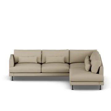 Bredhult sofa - Same Sand 6672-black steel, 3-seater A1 - 1898