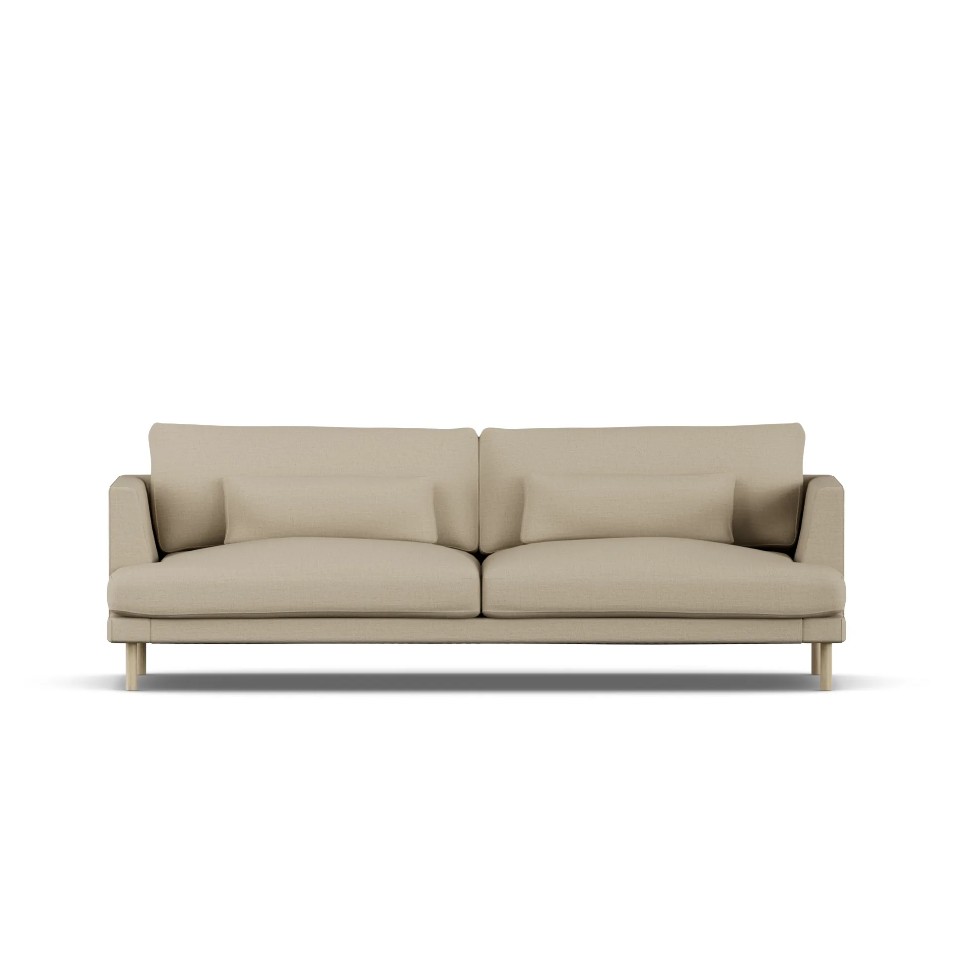 Bredhult sofa, Same Sand 6672-white-oiled oak, 3-seater 1898