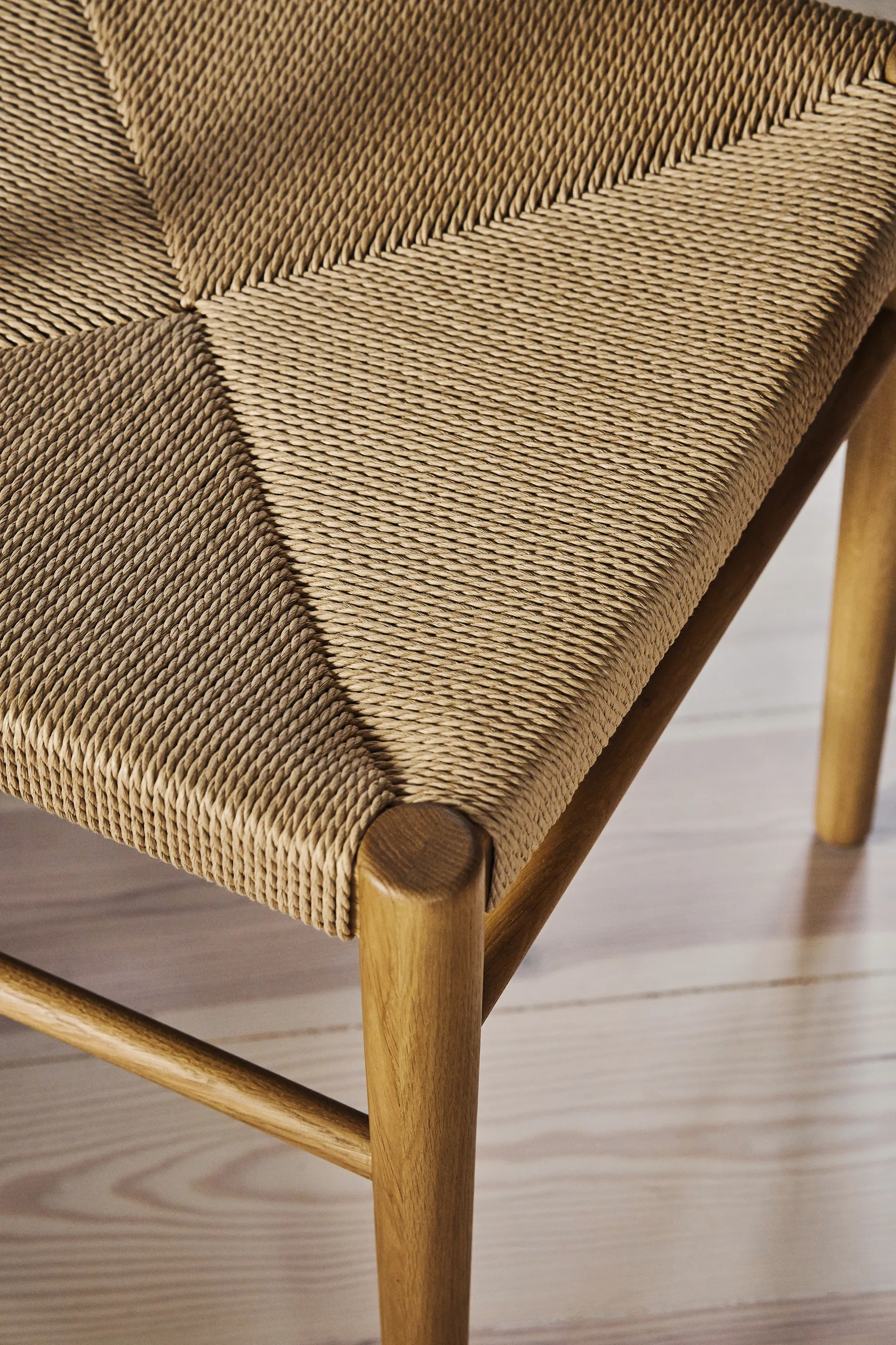 Fridhem dining chair, Lacquered oak-natural weave, 4-pack,  1898