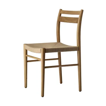 Fridhem dining chair, Lacquered oak-natural weave, 6-pack - 1898