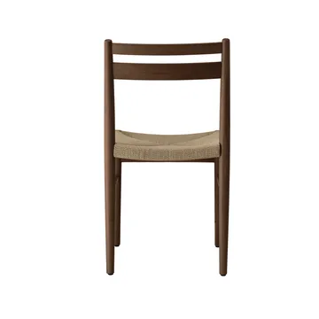 Fridhem dining chair - Smoked lacquered oak-natural woven - 1898
