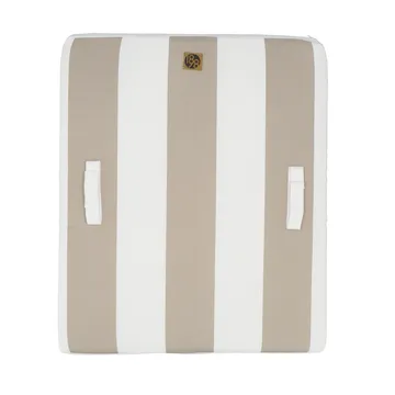 Holma seat pad 41x49 cm - Taupe striped - 1898
