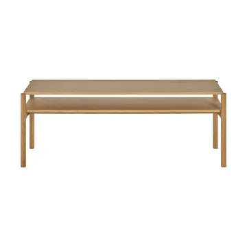Lid coffee table - White pigmented oak, 125x50 cm - 1898