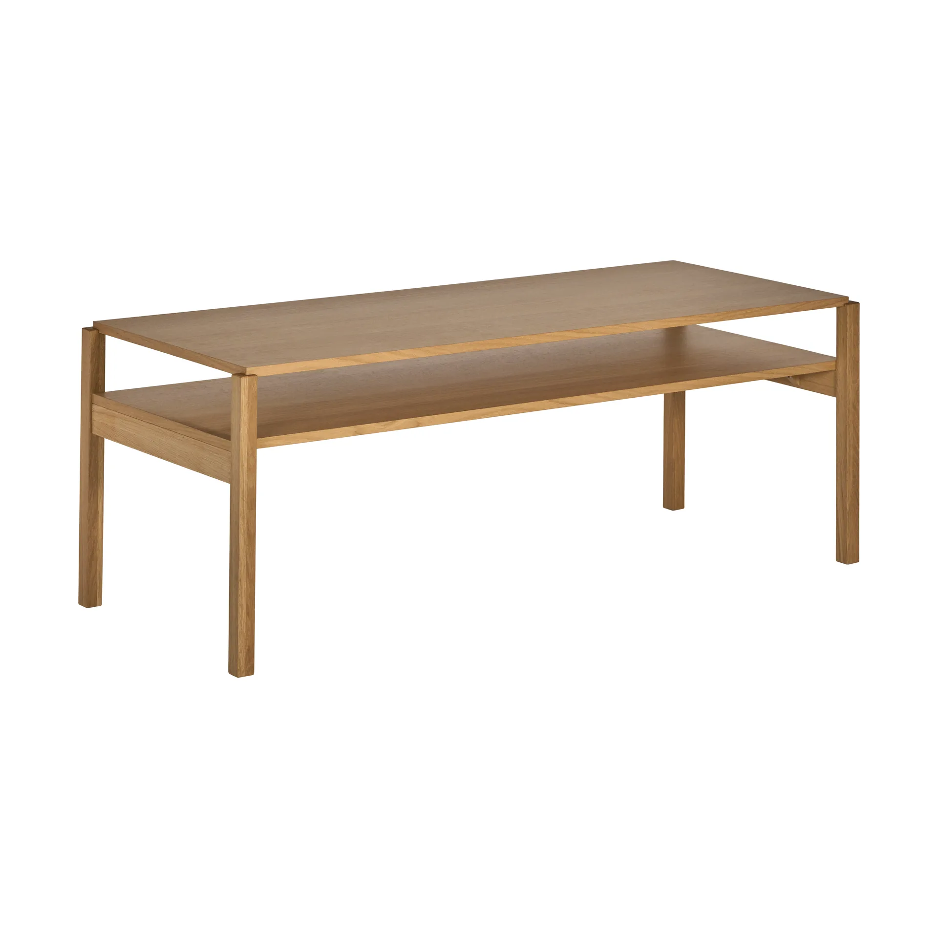Lid coffee table, White pigmented oak, 125x50 cm 1898