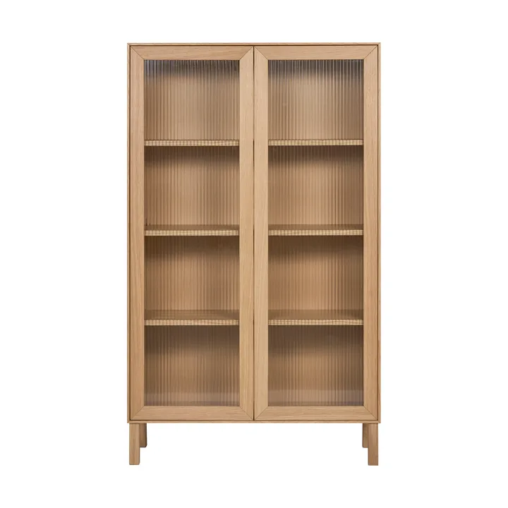 Lid display cabinet - White pigmented oak - 1898