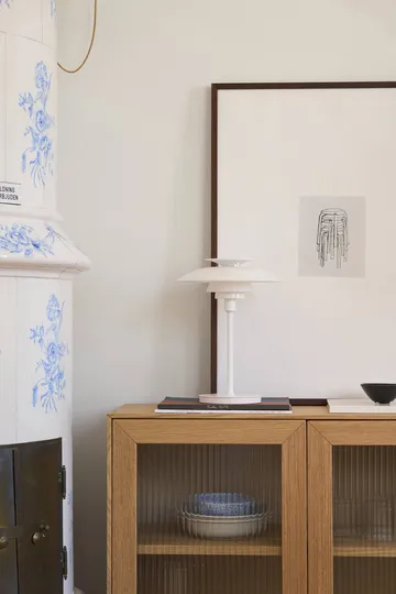 Lid sideboard - White pigmented oak - 1898