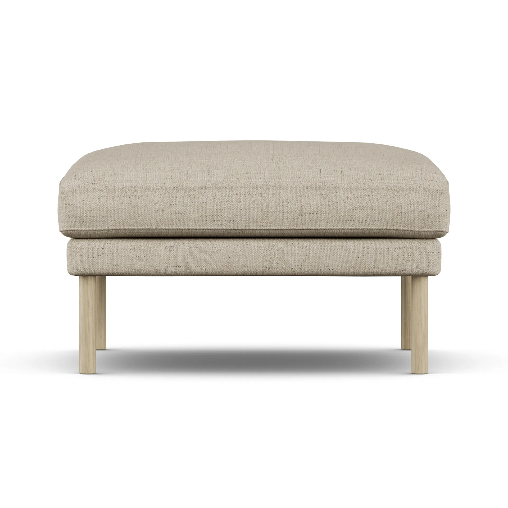 Linnevik footstool, Bern Beige 0341-white-oiled oak 1898