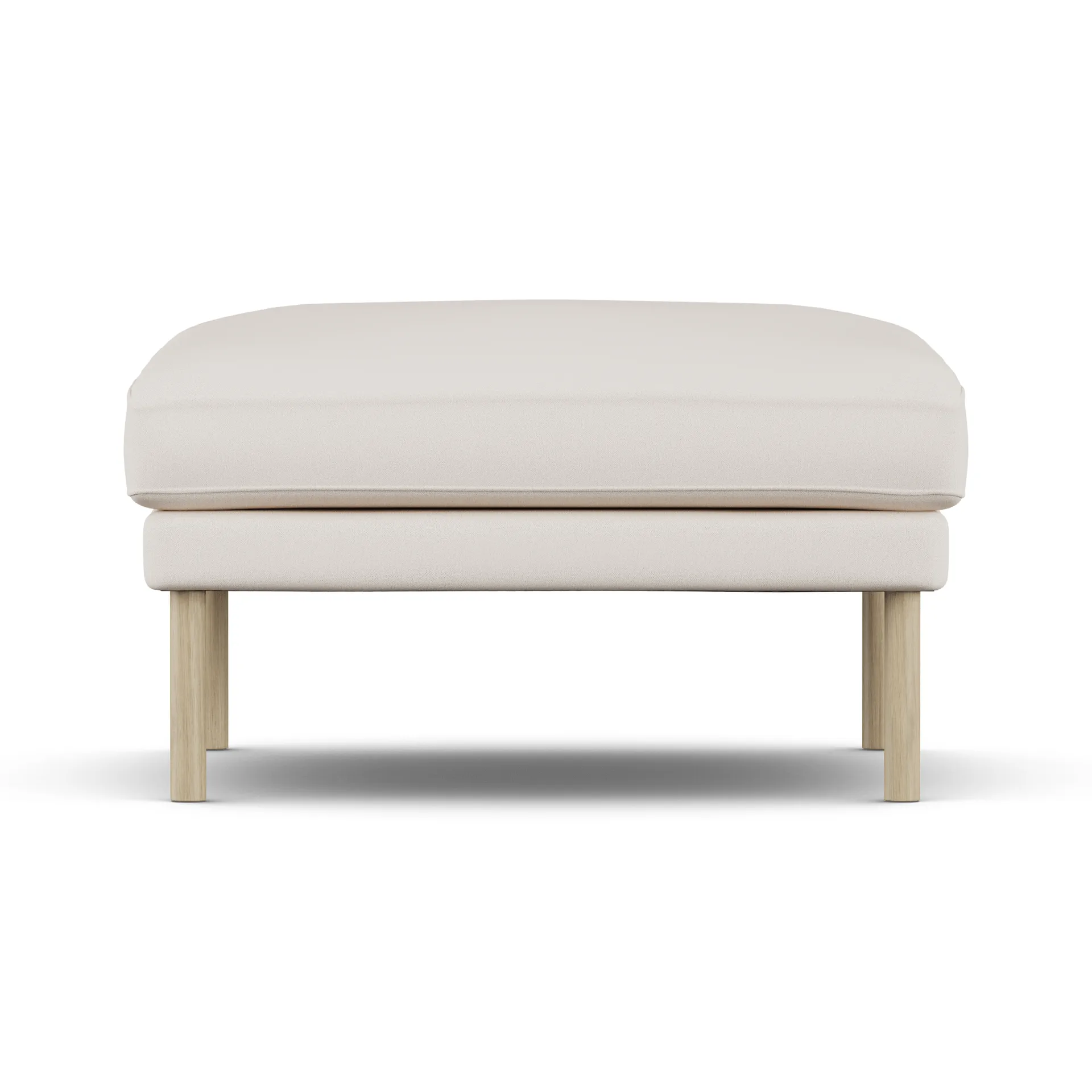 Linnevik footstool, Caleido Beige 9600-white-oiled oak 1898