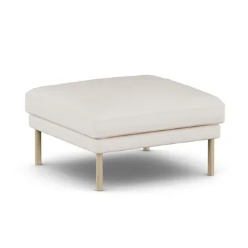 Linnevik footstool - Caleido Beige 9600-white-oiled oak - 1898