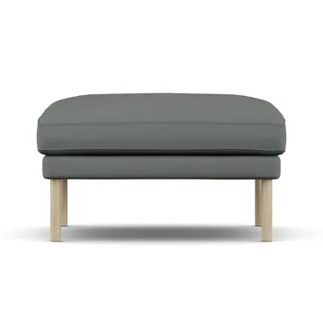 Linnevik footstool - Caleido Grey 1240-white-oiled oak - 1898