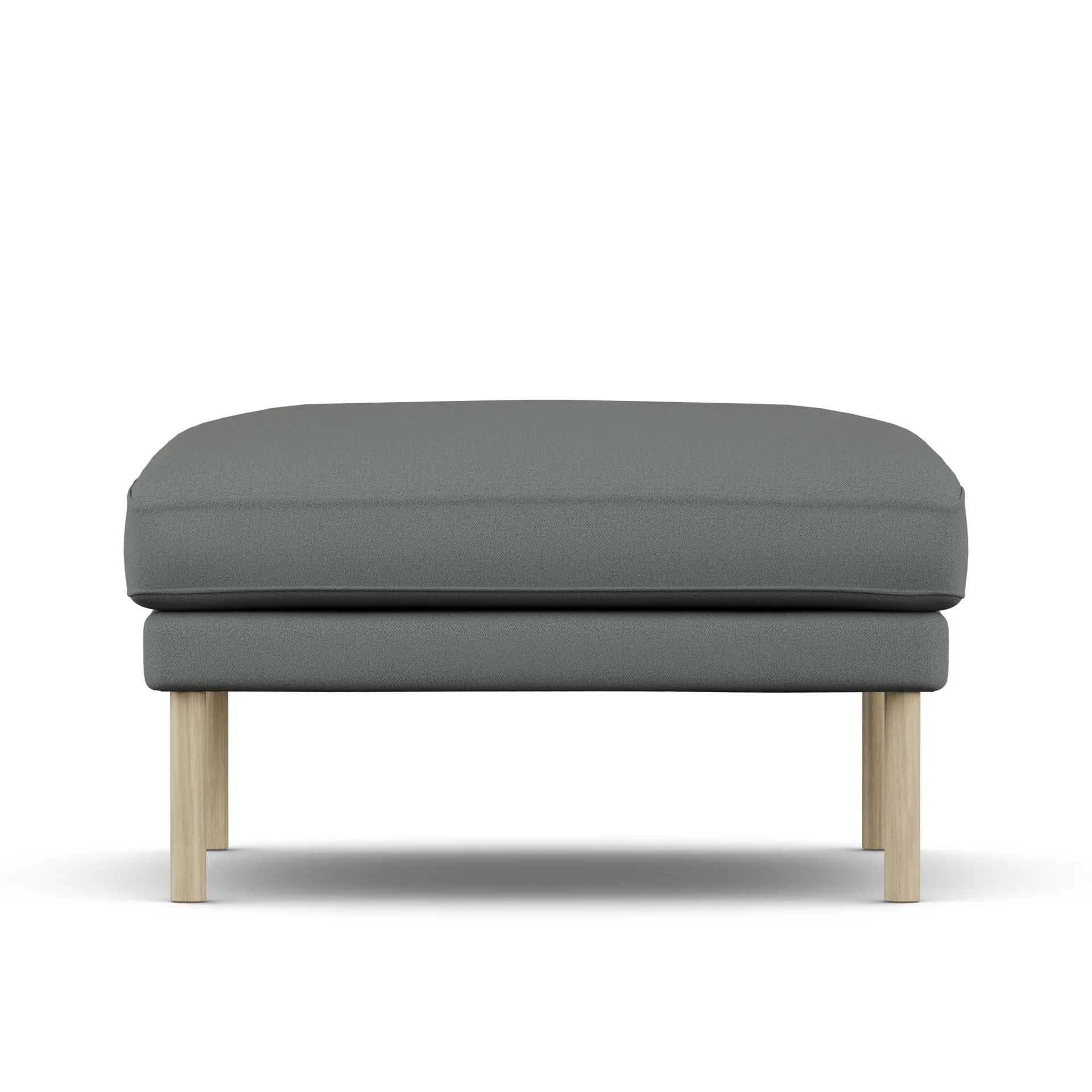 Linnevik footstool, Caleido Grey 1240-white-oiled oak 1898