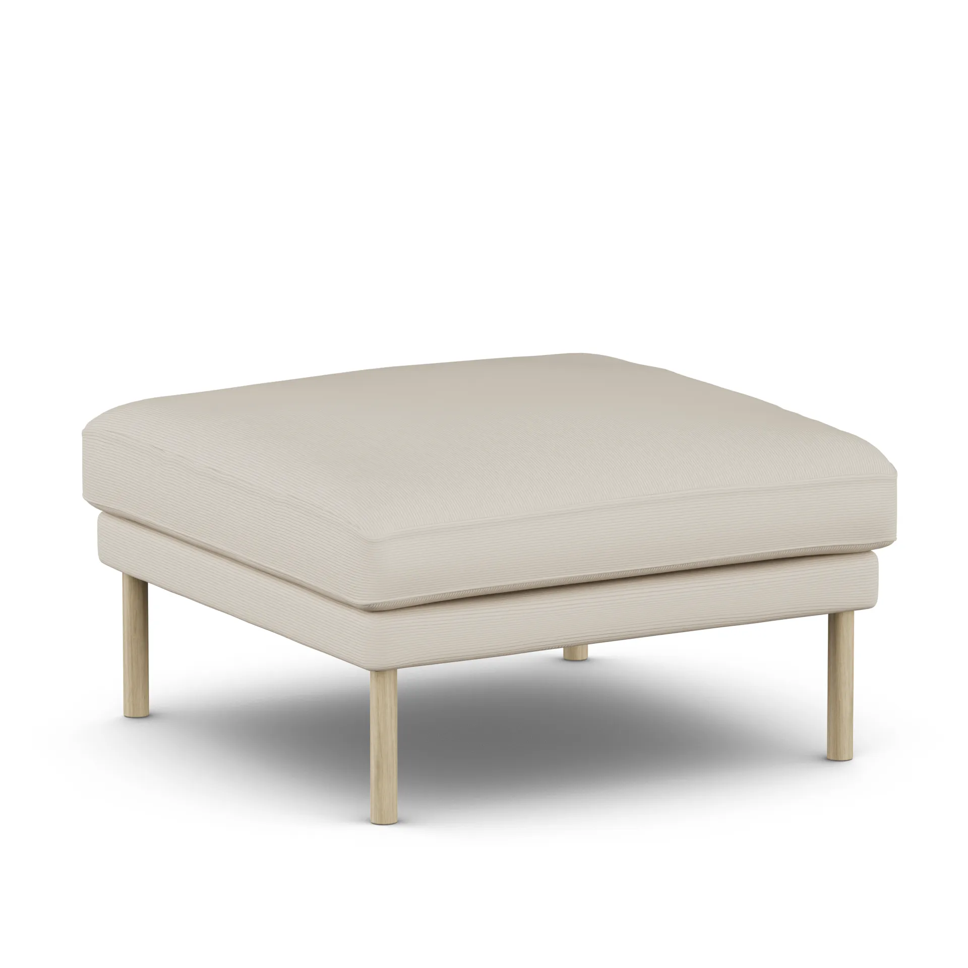 Linnevik footstool, Jump Beige 1956-white-oiled oak 1898
