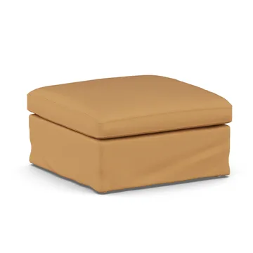 Linnevik footstool - Jump Honey 1959-white-oiled oak, with skirt - 1898