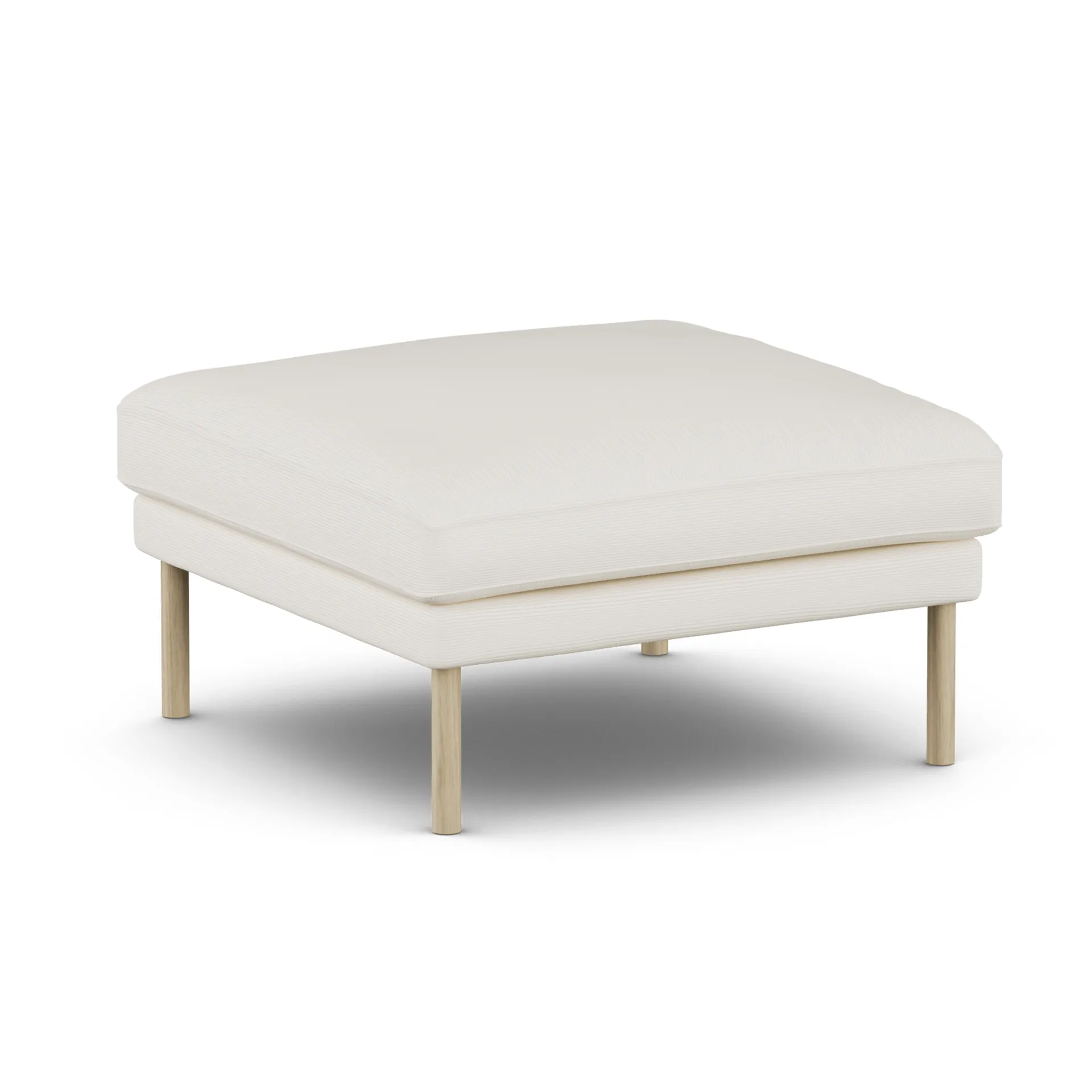 Linnevik footstool, Jump Off White 1954-white-oiled oak 1898