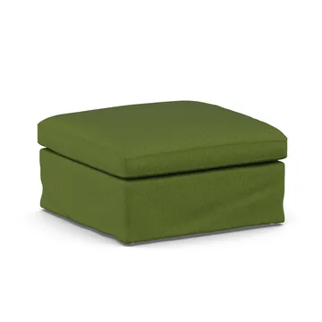 Linnevik footstool - Luiza Green 3975-white-oiled oak, with skirt - 1898