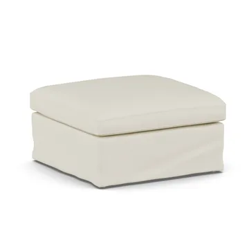 Linnevik footstool - Oslo Nature 1540-white-oiled oak, with skirt - 1898