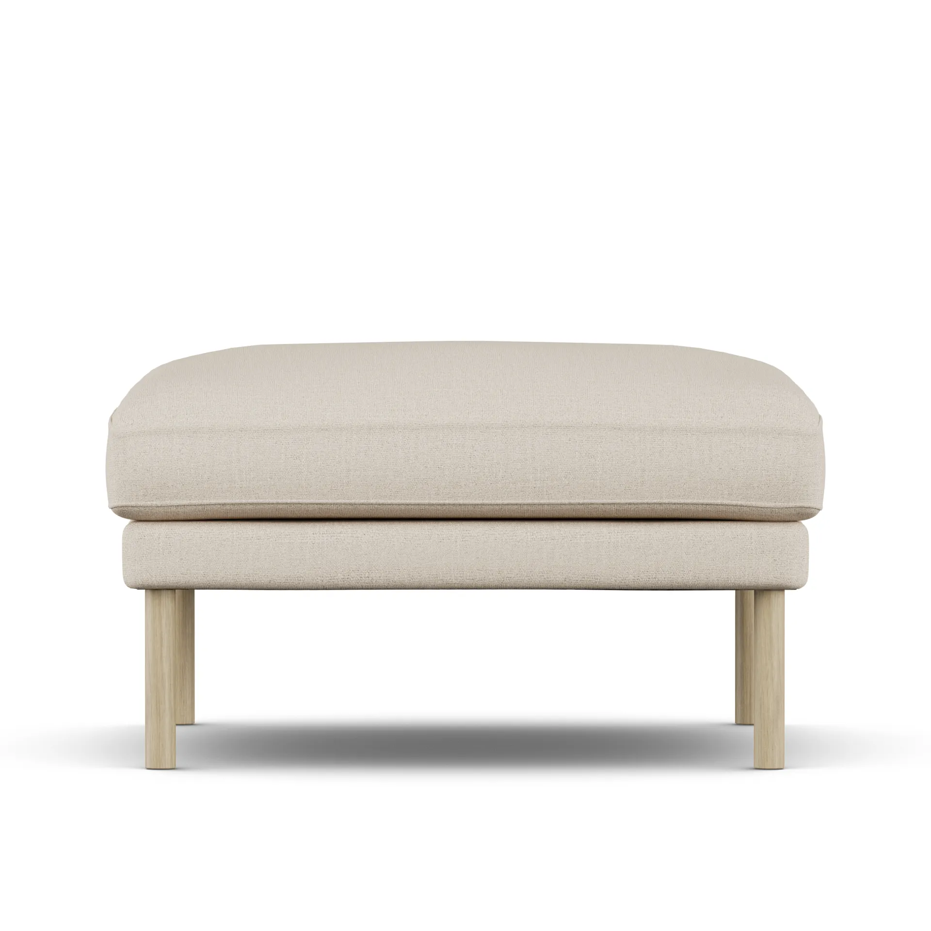 Linnevik footstool, Same Beige 6670-white-oiled oak 1898