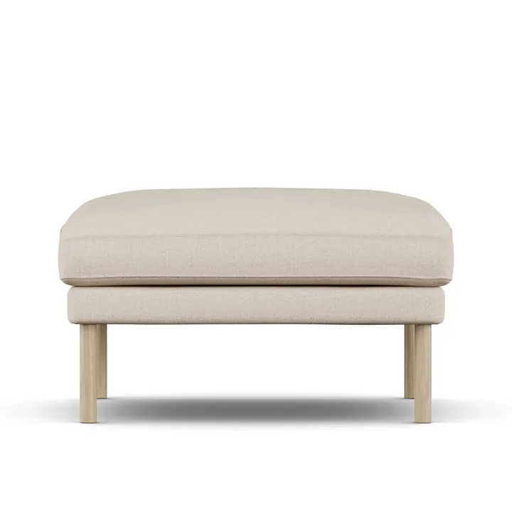 Linnevik footstool - Same Beige 6670-white-oiled oak - 1898