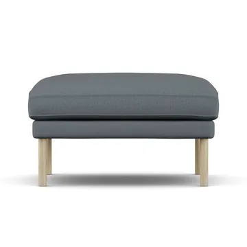 Linnevik footstool - Same Blue 6678-white-oiled oak - 1898