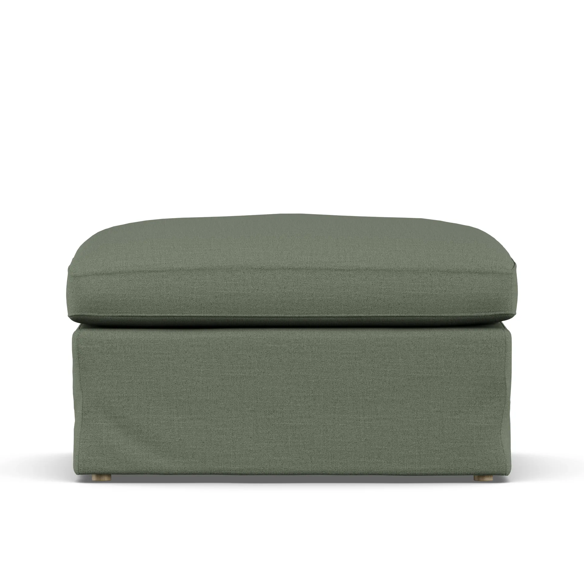 Linnevik footstool, Same Forest 6677-white-oiled oak, with skirt 1898