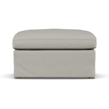 Linnevik footstool - Same Grey 6673-white-oiled oak, with skirt - 1898