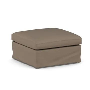 Linnevik footstool - Same Mole 6674-white-oiled oak, with skirt - 1898
