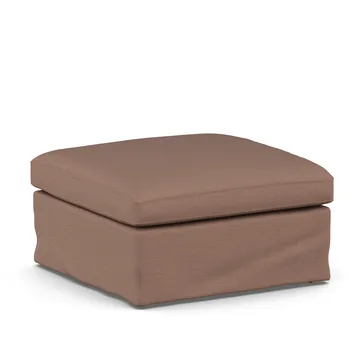 Linnevik footstool - Same Rust 6675-white-oiled oak, with skirt - 1898
