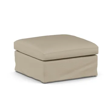 Linnevik footstool - Same Sand 6672-white-oiled oak, with skirt - 1898