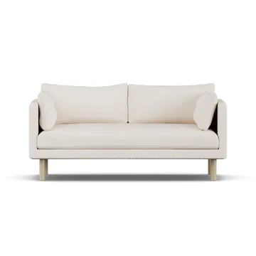 Linnevik sofa - Caleido Beige 9600-white-oiled oak, 2-seater - 1898