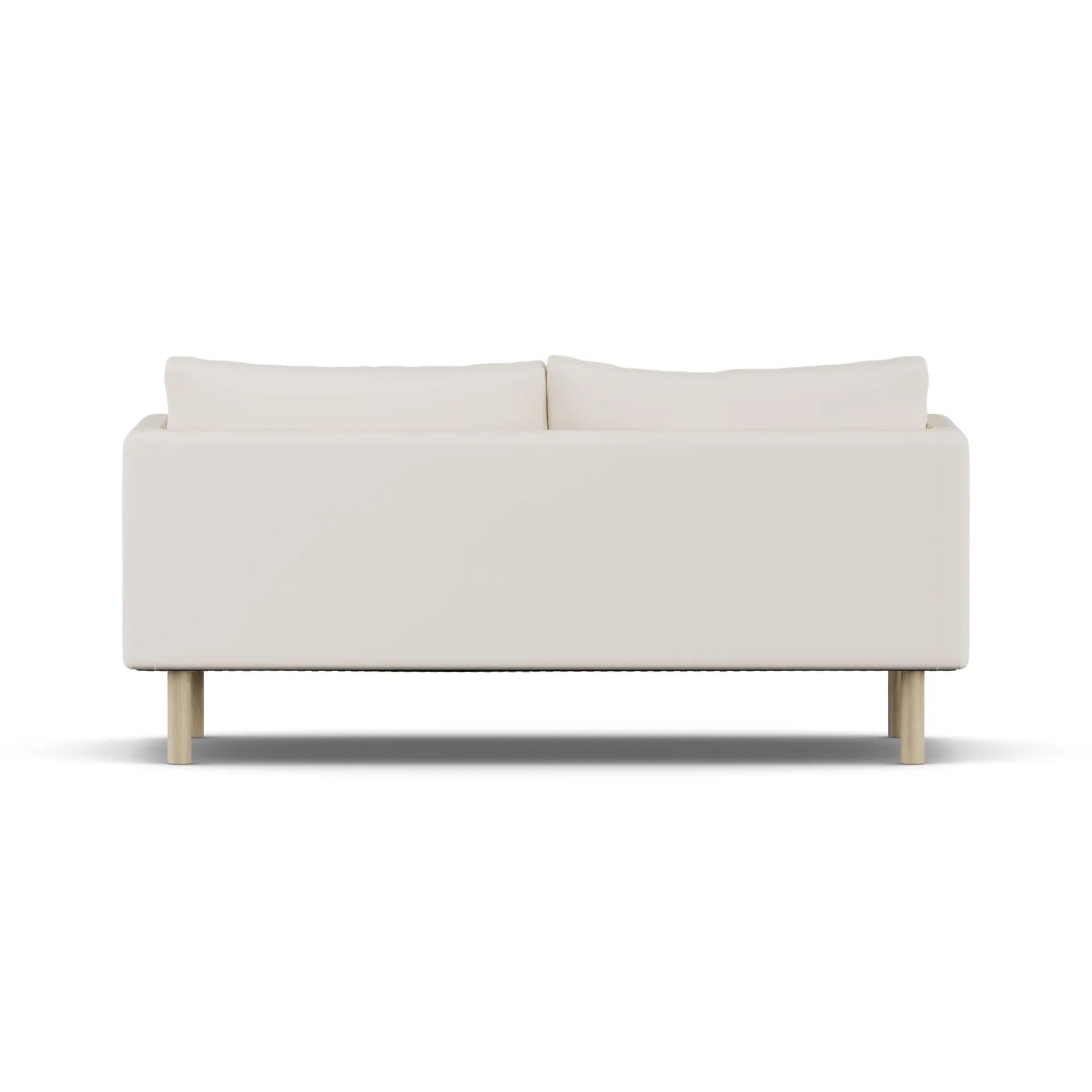 Linnevik sofa, Caleido Beige 9600-white-oiled oak, 2-seater 1898