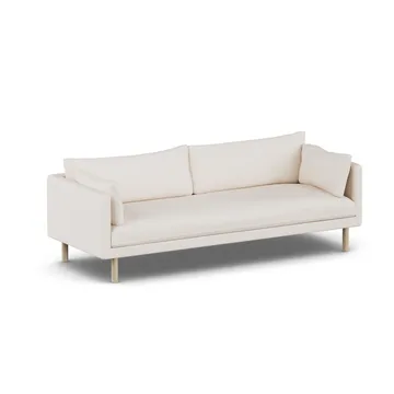 Linnevik sofa - Caleido Beige 9600-white-oiled oak, 4-seater - 1898