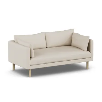 Linnevik sofa - Jump Beige 1956-white-oiled oak, 2-seater - 1898