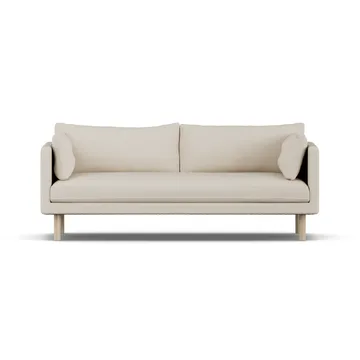 Linnevik sofa - Jump Beige 1956-white-oiled oak, 3-seater - 1898
