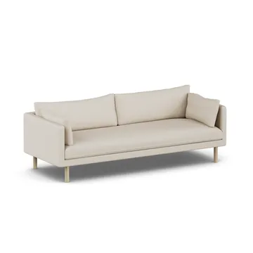 Linnevik sofa - Jump Beige 1956-white-oiled oak, 4-seater - 1898