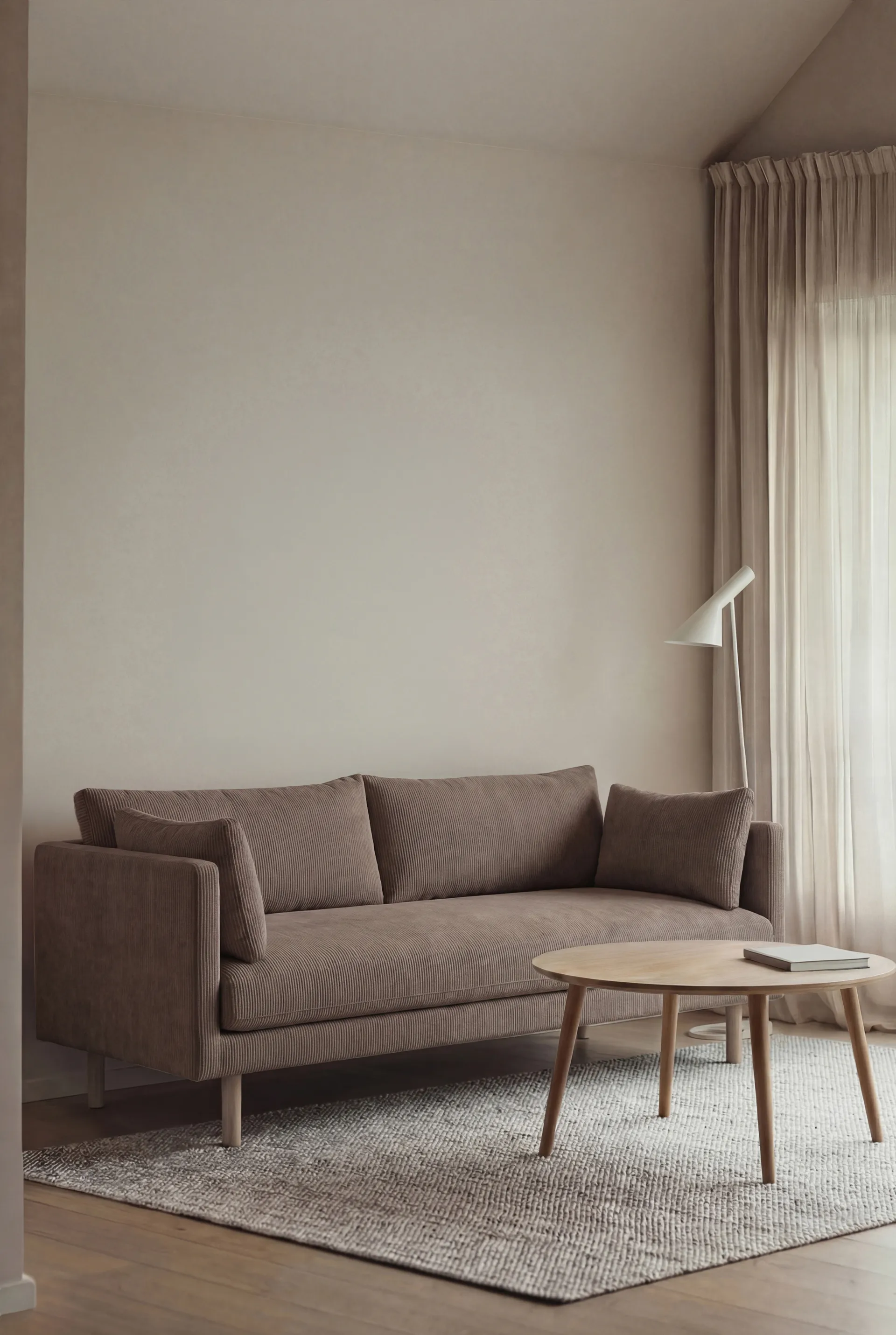 Linnevik sofa, Jump Brown 1955 1955-white-oiled oak, 2-seater 1898