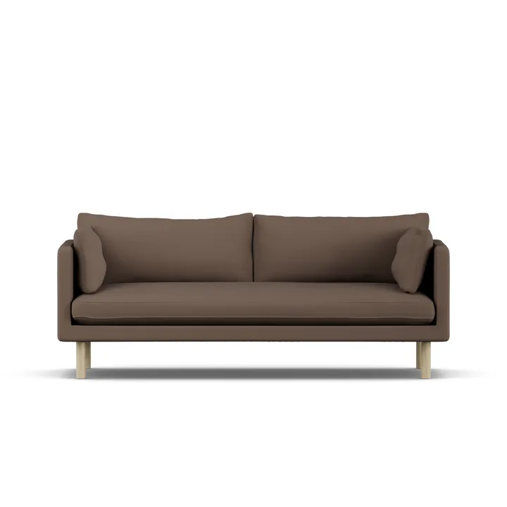 Linnevik sofa - Jump Brown 1955 1955-white-oiled oak, 3-seater - 1898