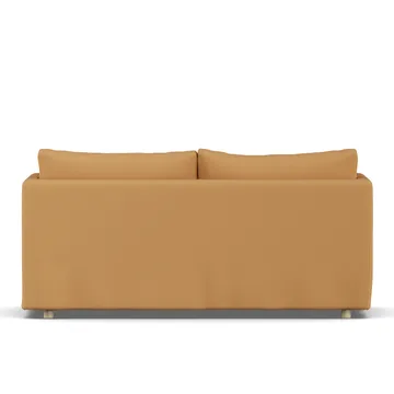 Linnevik sofa - Jump Honey 1959-white-oiled oak, 2-seater, with skirt - 1898