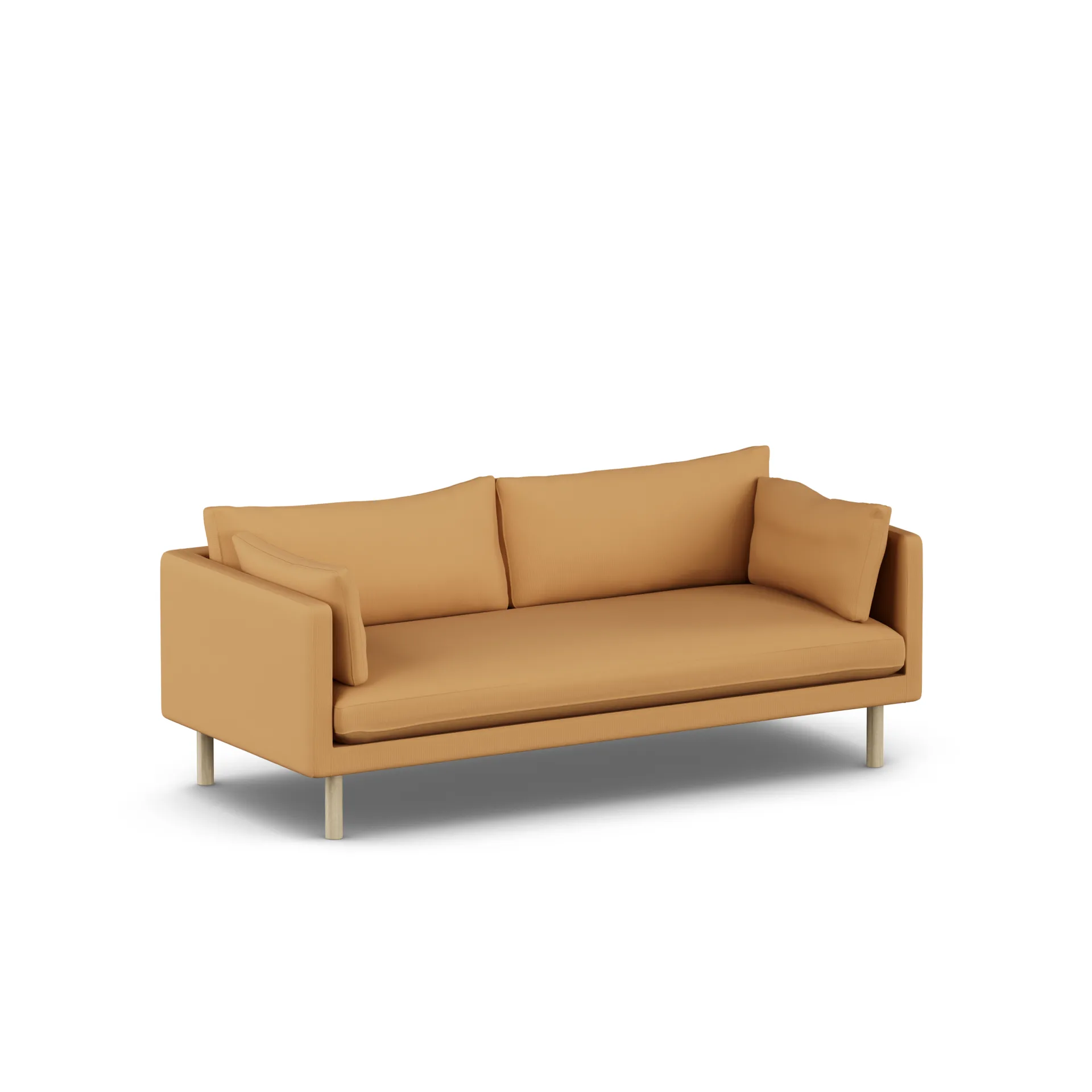 Linnevik sofa, Jump Honey 1959-white-oiled oak, 3-seater 1898