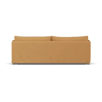Linnevik sofa - Jump honey 1959-white-oiled oak, 4-seater, with skirt - 1898