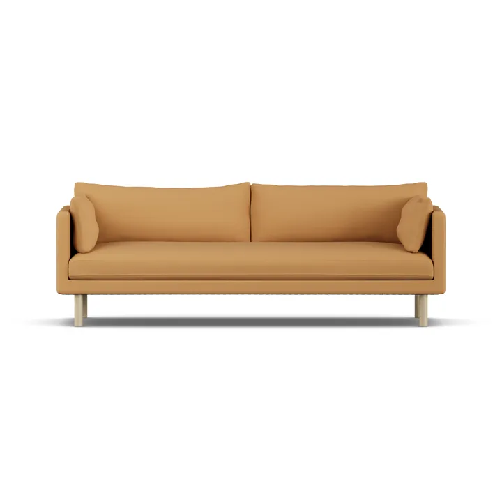 Linnevik sofa - Jump Honey 1959-white-oiled oak, 4-seater - 1898