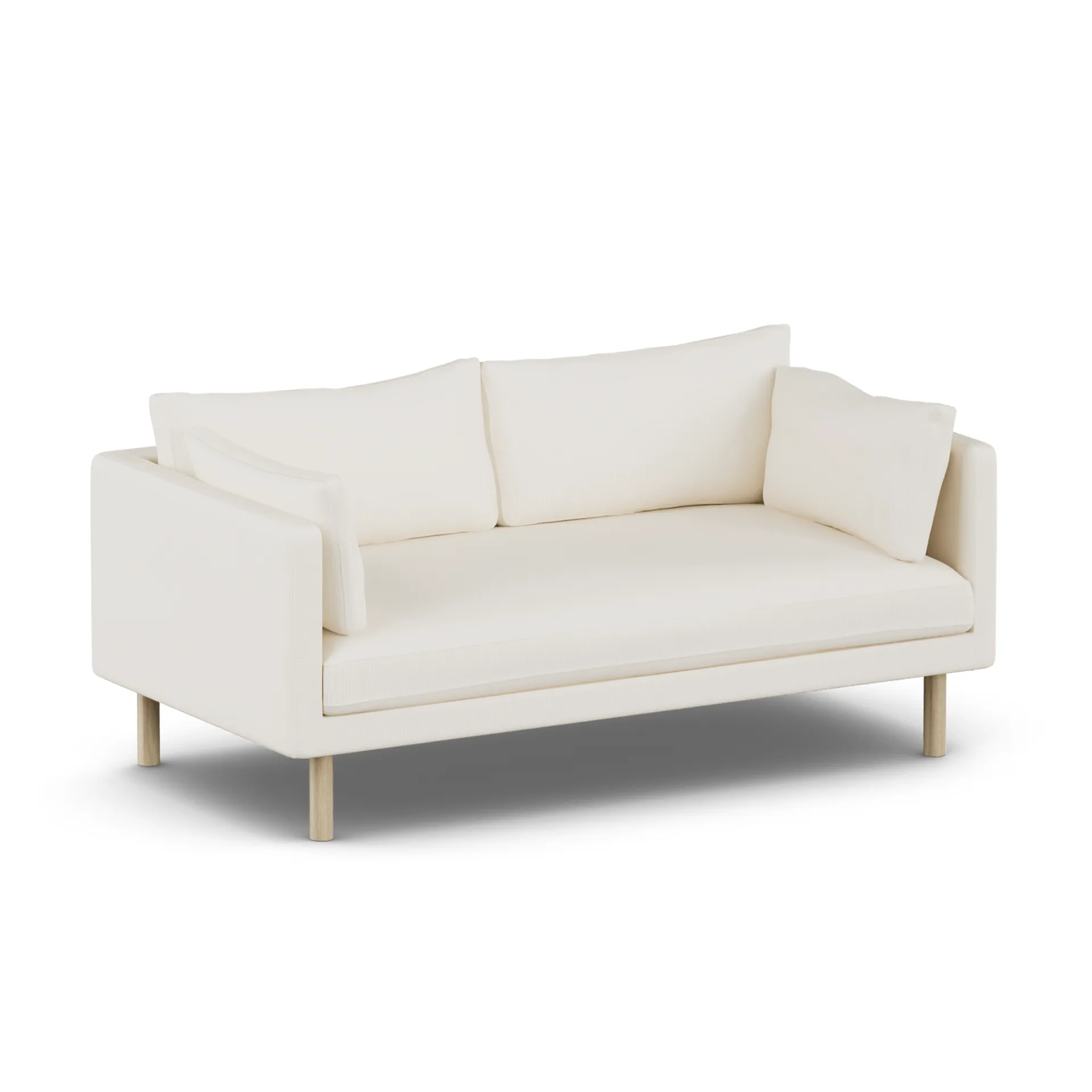 Linnevik sofa, Jump Off White 1954-white-oiled oak, 2-seater 1898