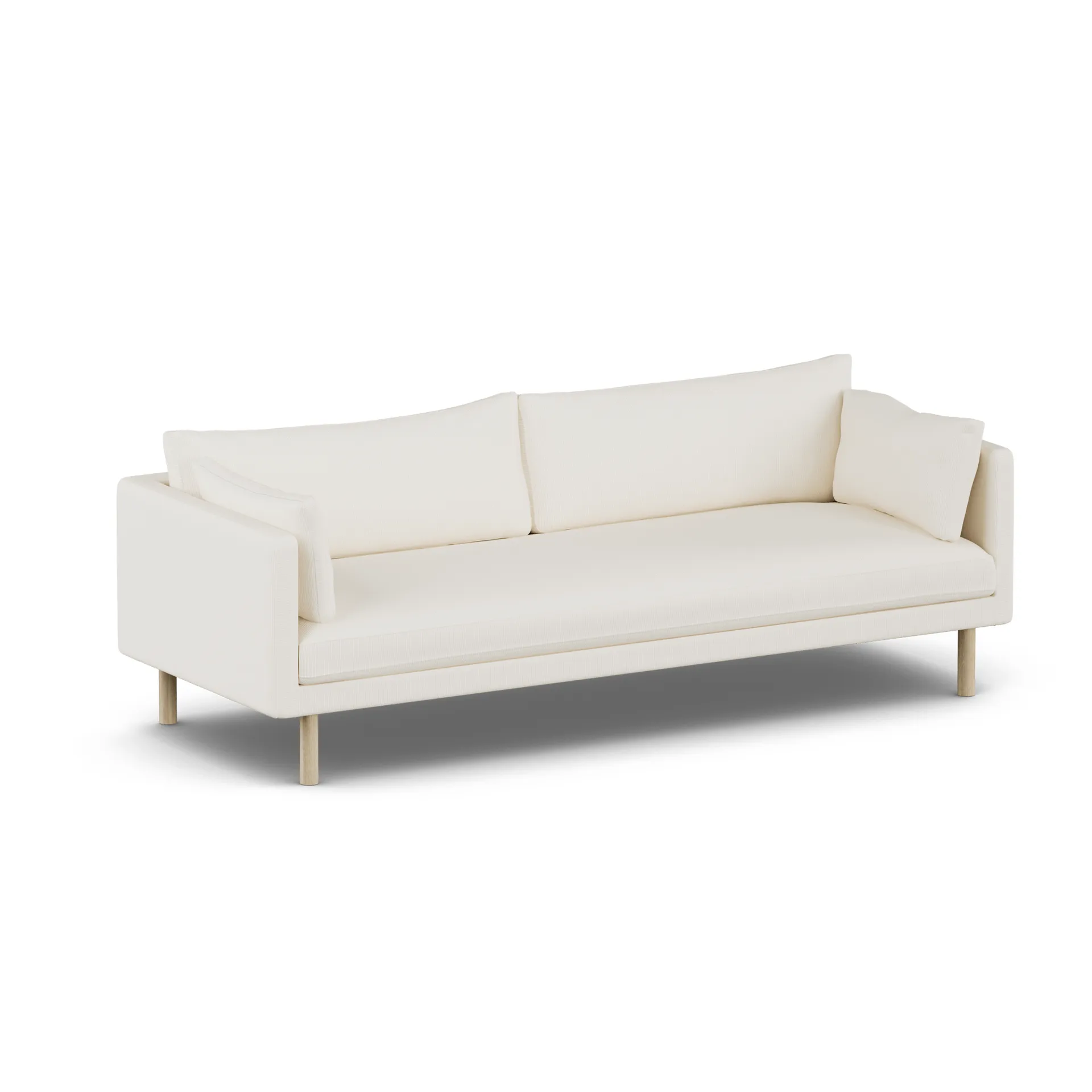 Linnevik sofa, Jump Off White 1954-white-oiled oak, 4-seater 1898
