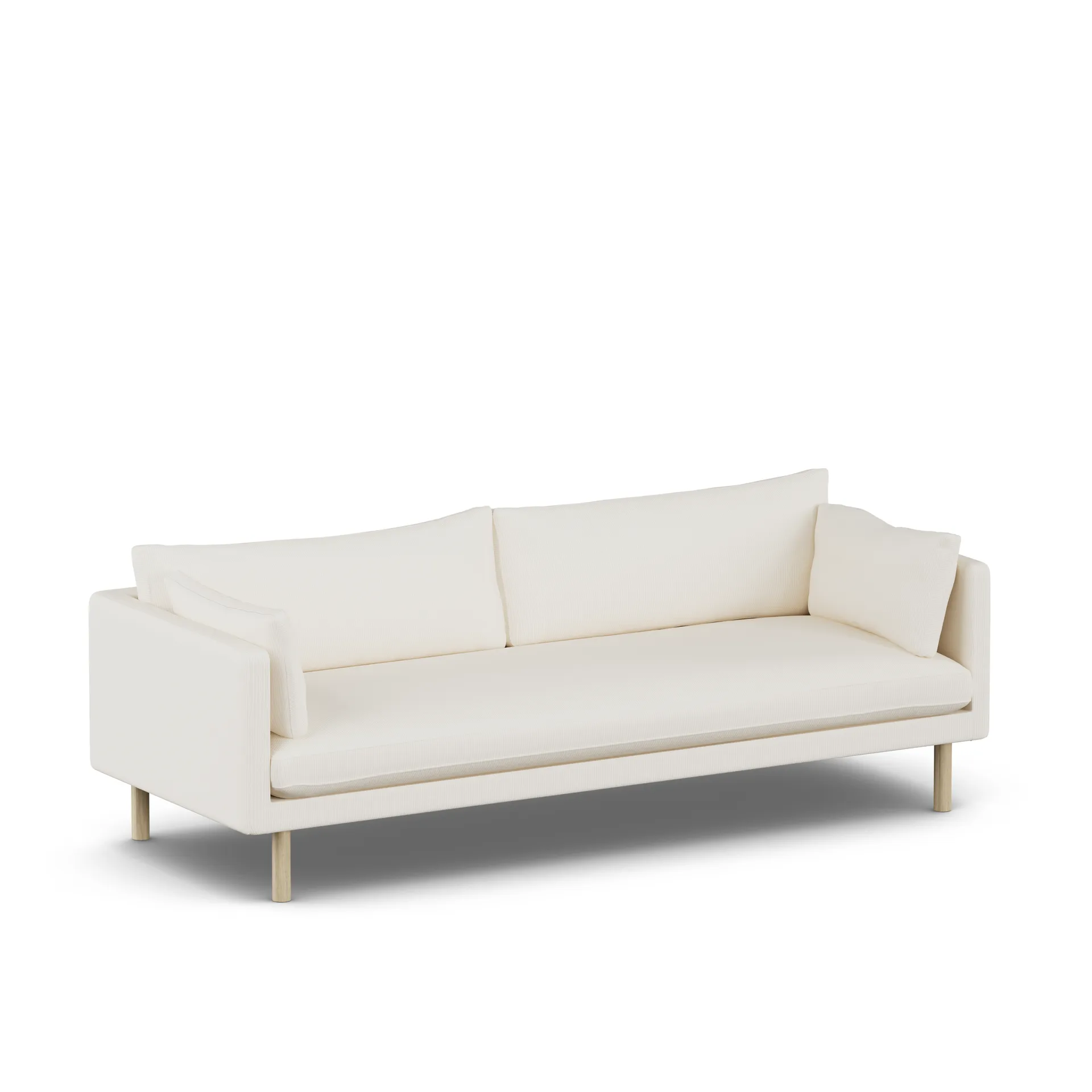 Linnevik sofa, Jump Off White 1954-white-oiled oak, 4-seater 1898