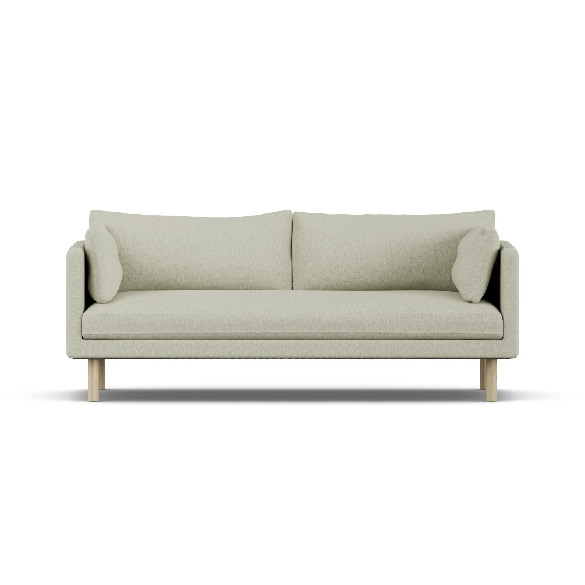 Linnevik sofa, Luiza Beige 3981-white-oiled oak, 3-seater 1898