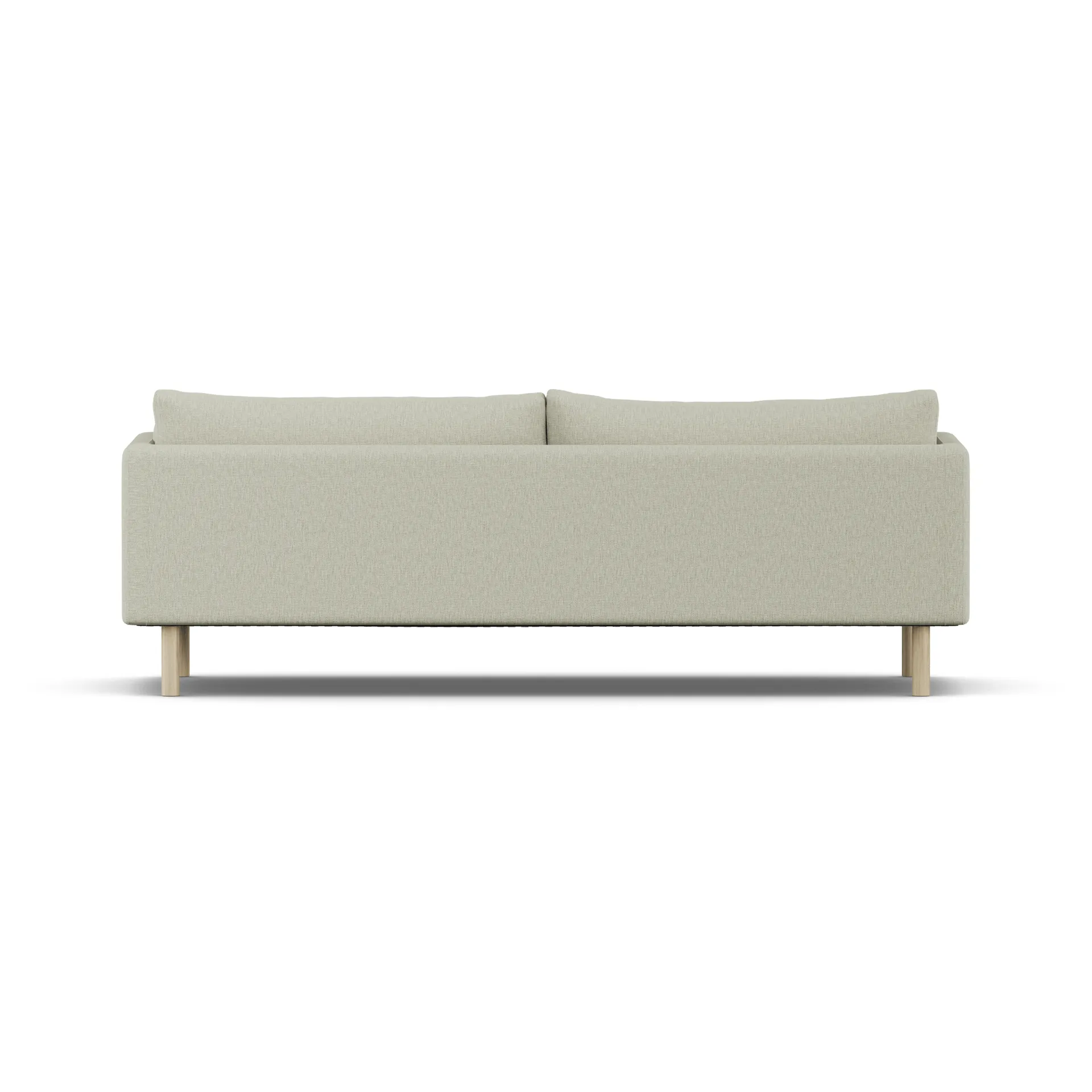 Linnevik sofa, Luiza Beige 3981-white-oiled oak, 4-seater 1898