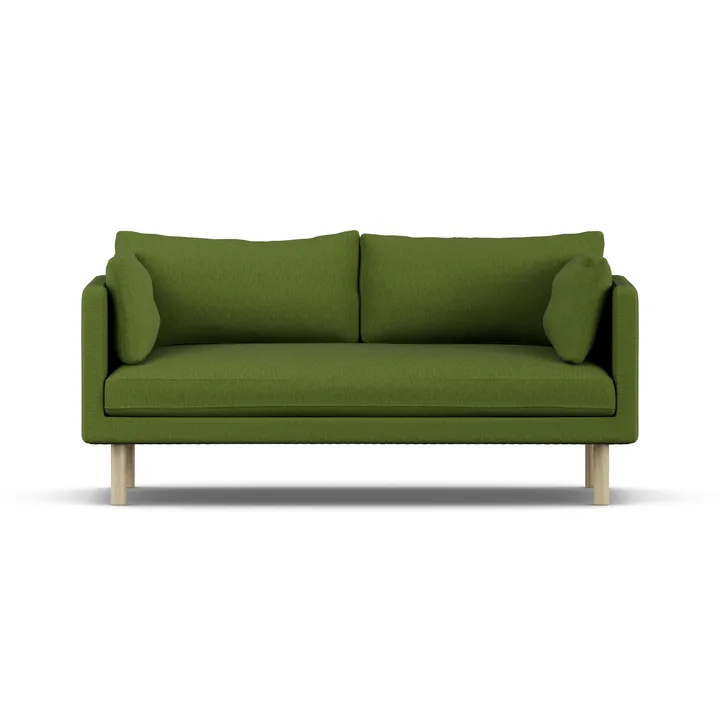 Linnevik sofa - Luiza Green 3975-white-oiled oak, 2-seater - 1898